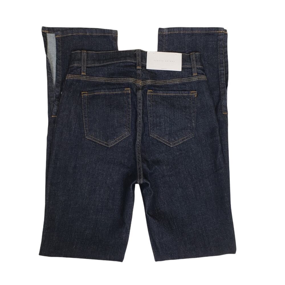 BLDWN Vented Hi Rise Skinny Jean Abyss Blue Dark Wash Women's 28 NEW - Picture 7 of 16